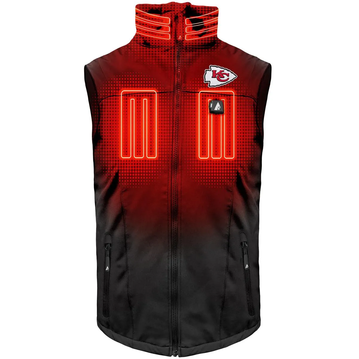 ActionHeat Kansas City Chiefs 5V Men's Softshell Battery Heated Vest