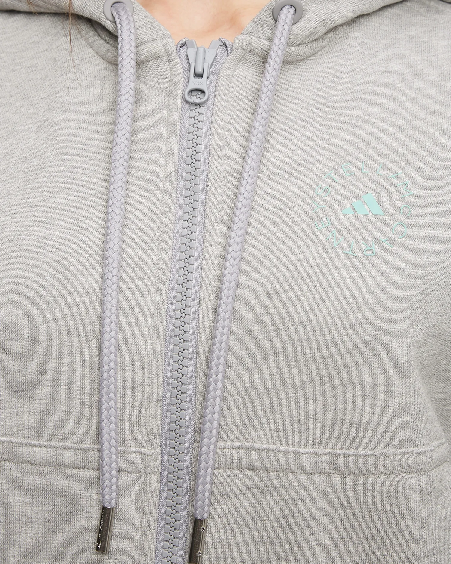 ADIDAS BY STELLA McCARTNEY ASMC SC FZ hoodie HA8966-mgreyh