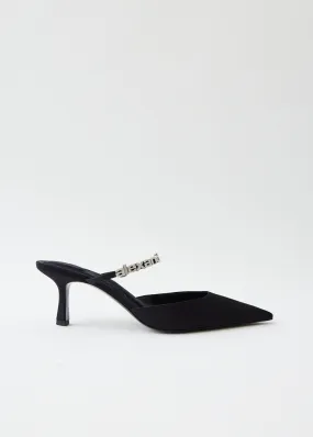 Alexander Wang -  Delphine 65 Logo Strap Mules - Open toe