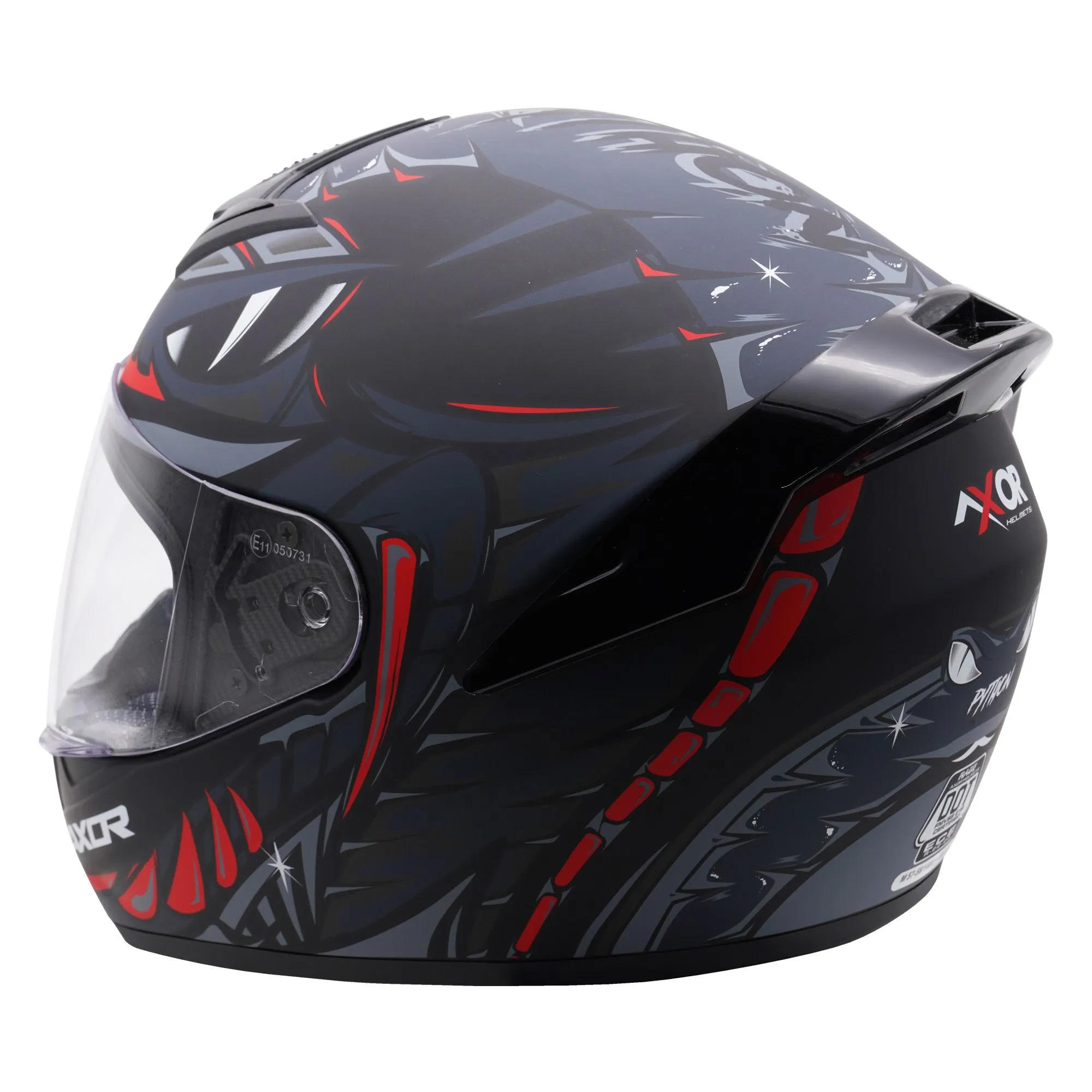 Axor Rage Python Helmet - Black/Grey/Red