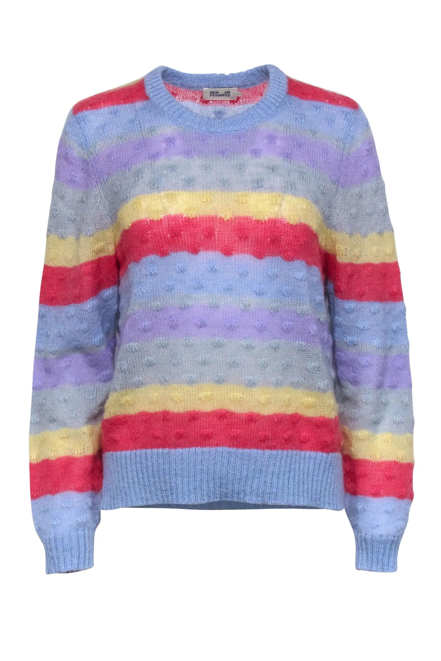 Baum Und Pferdgarten - Multicolor Stripe Mohair Blend Sweater Sz MS