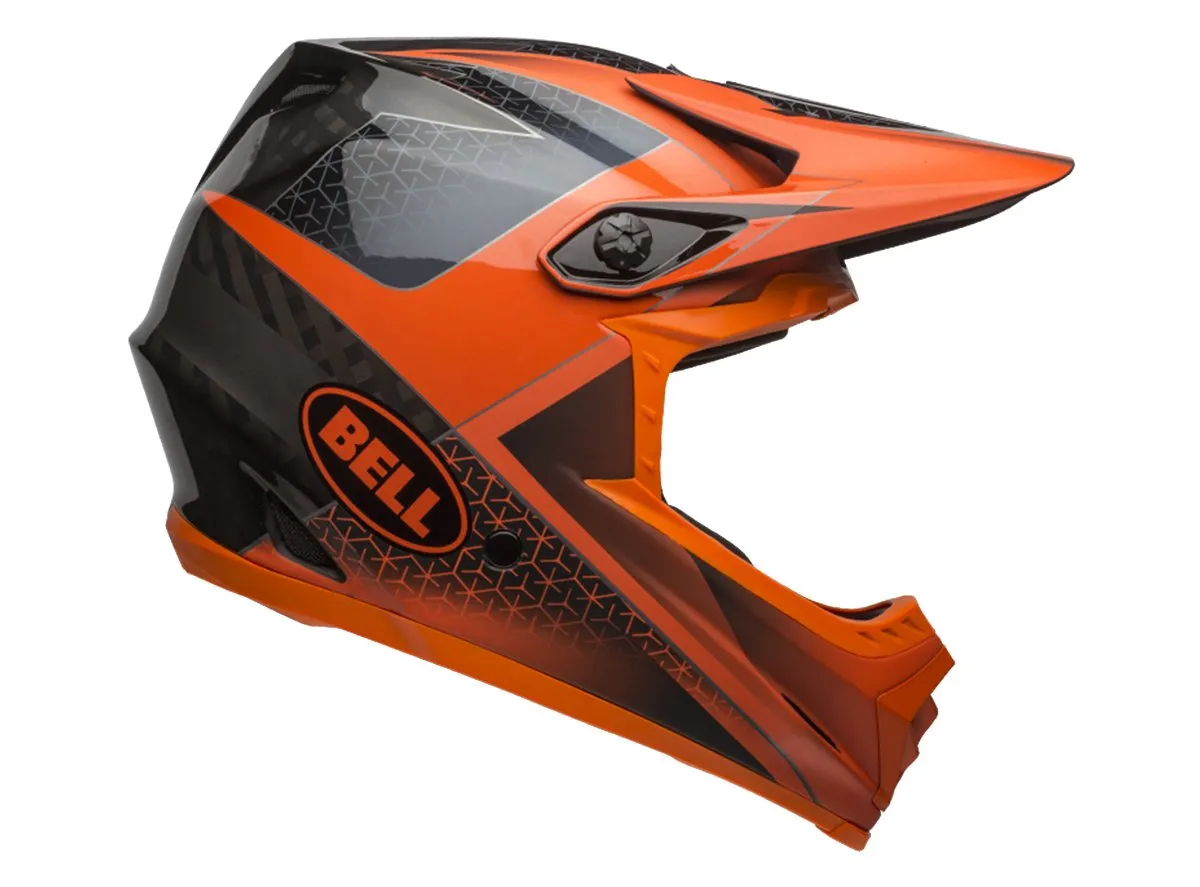 Bell Full-9 Full Face Helmet - Matt Gloss Slate-Gray-KTM Orange - 2019