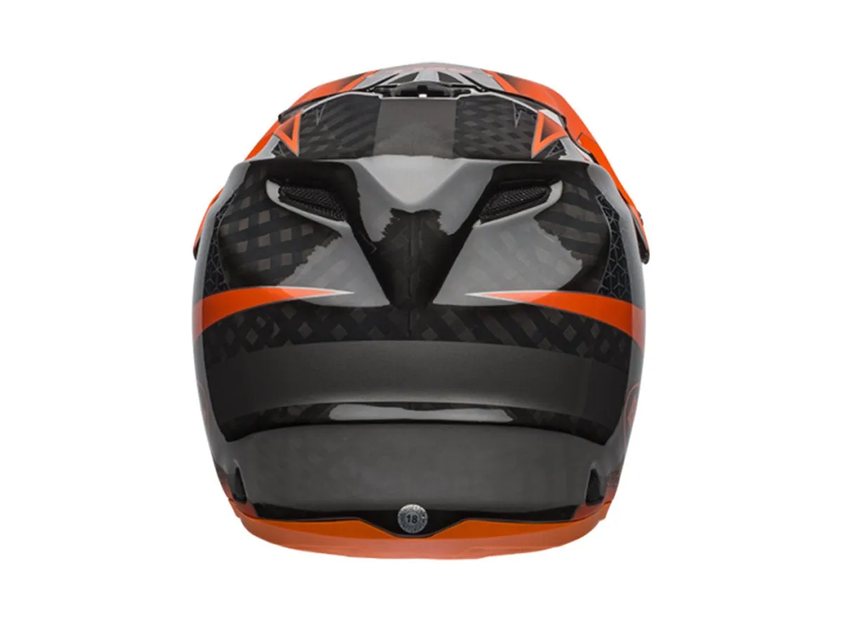 Bell Full-9 Full Face Helmet - Matt Gloss Slate-Gray-KTM Orange - 2019