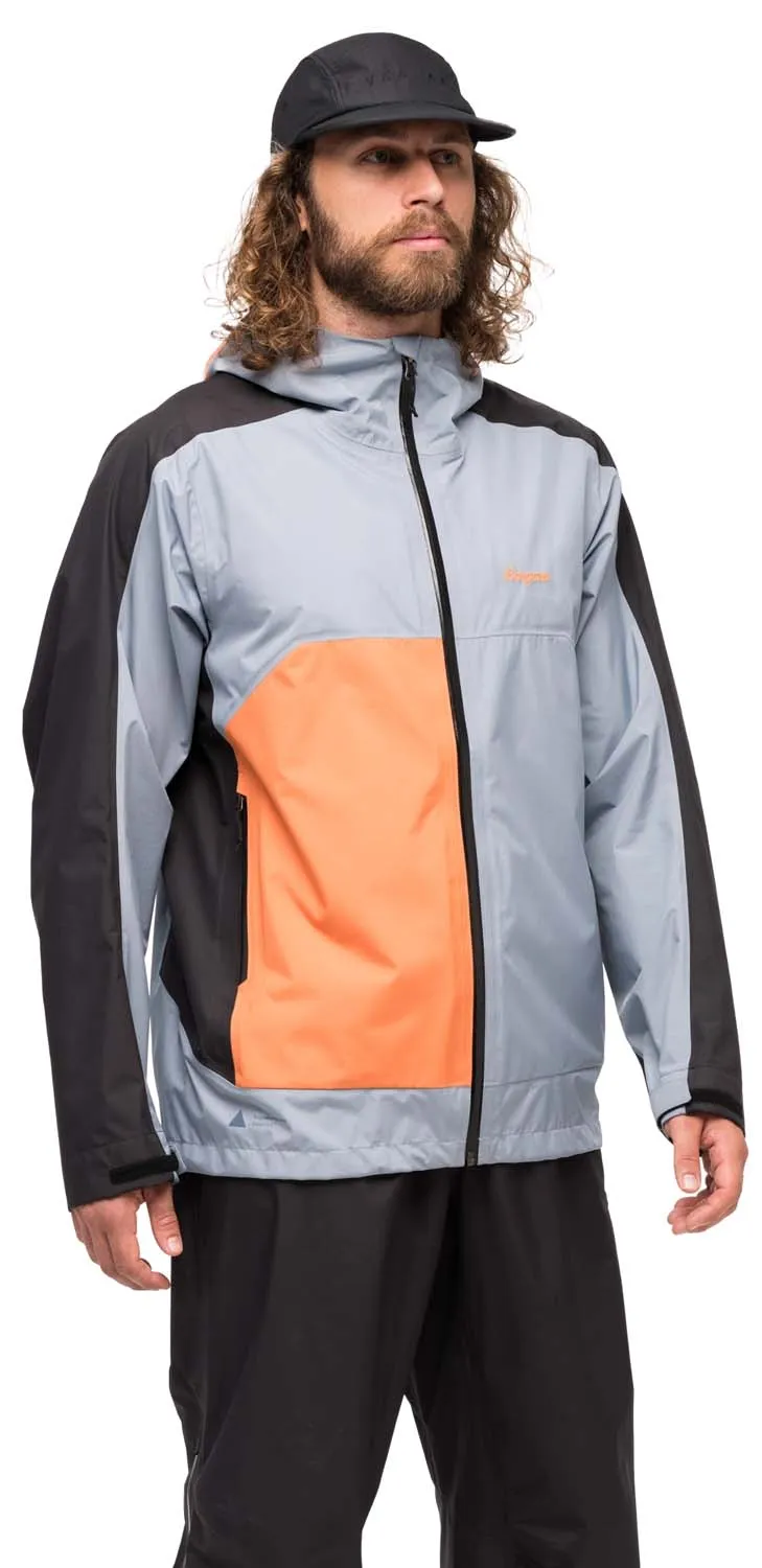 Bergans Men's Vaagaa Light 3L Shell Jacket Husky Blue/Black/Faded Orange | Buy Bergans Men's Vaagaa Light 3L Shell Jac