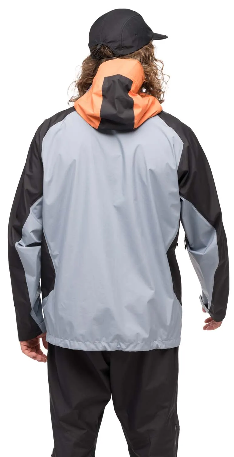 Bergans Men's Vaagaa Light 3L Shell Jacket Husky Blue/Black/Faded Orange | Buy Bergans Men's Vaagaa Light 3L Shell Jac