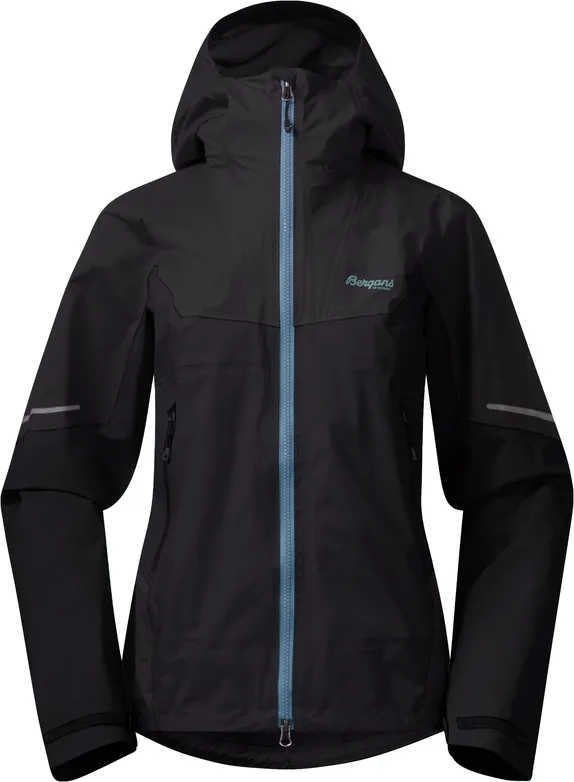 Bergans Women's Senja 3L Jacket Black/Dark Shadow Grey/Smoke Blue | Buy Bergans Women's Senja 3L Jacket Black/Dark Sha