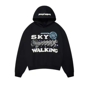 Broken Planet Hoodie 'Sky Walking' - Midnight Black