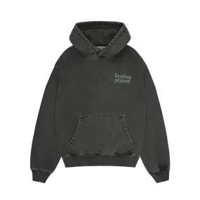 Broken Planet Market Basics Hoodie - Washed Soot Black