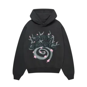 Broken Planet Market Hoodie 'Stargazing' - Soot Black