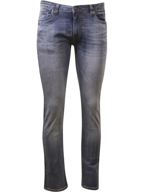 Buffalo David Bitton Men's Skinny Max Jeans Stretch Whiskered Indigo Sz: 31x32