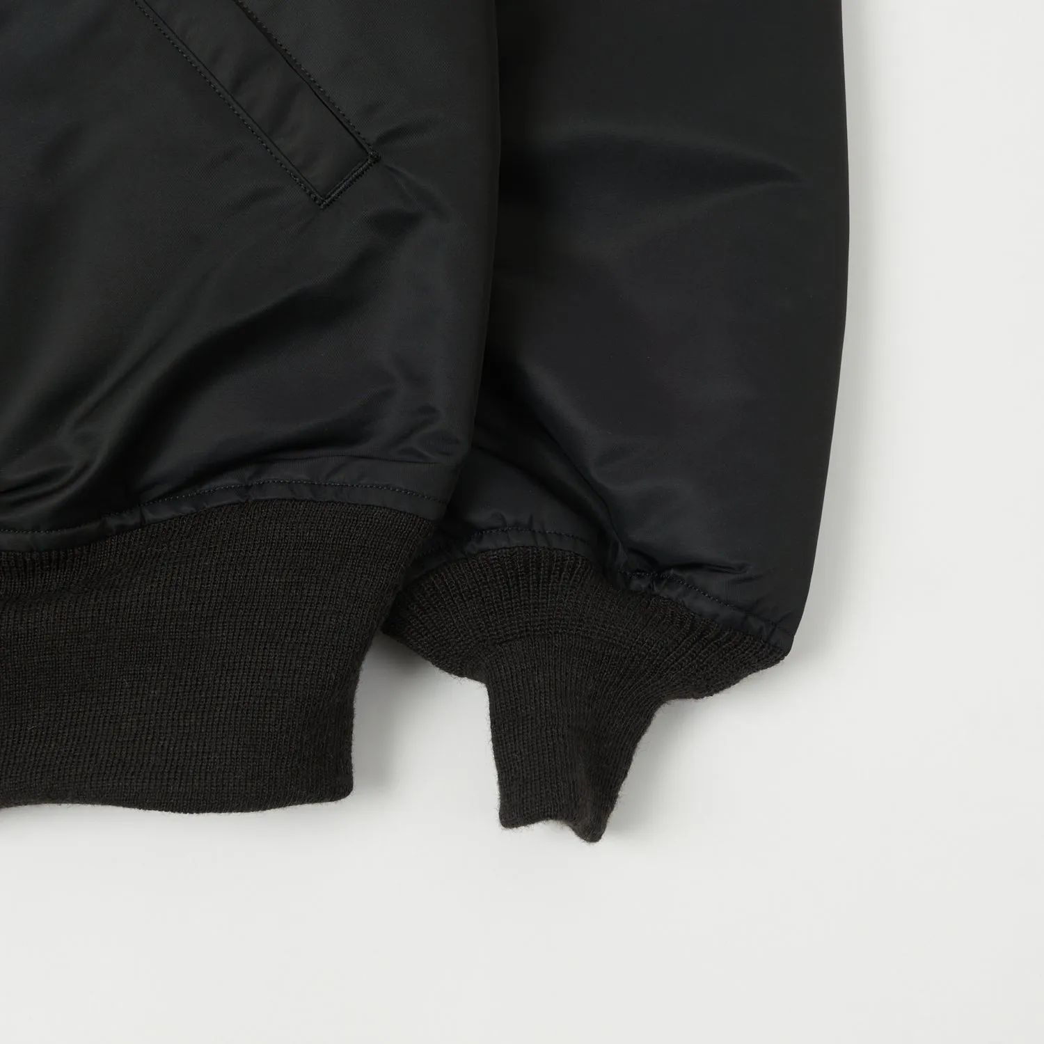 Buzz Rickson's X William Gibson Type MA-1 'Slender Long' Jacket - Black