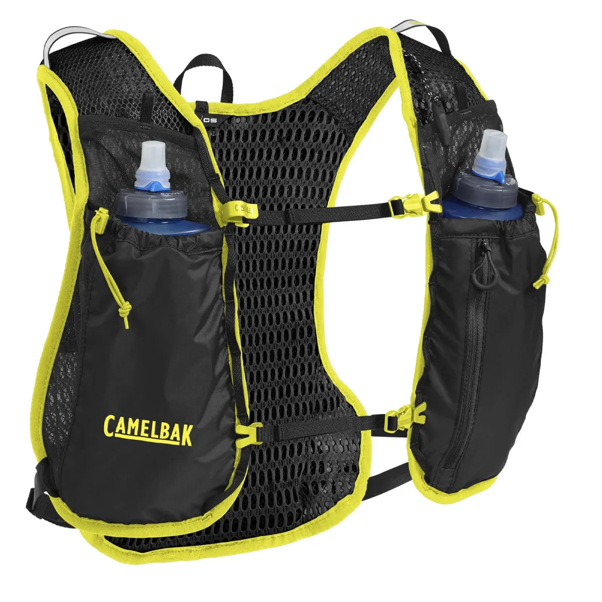 Camelbak Trail Run Vest 7L with 2 x 500ml Quick Stow Flasks