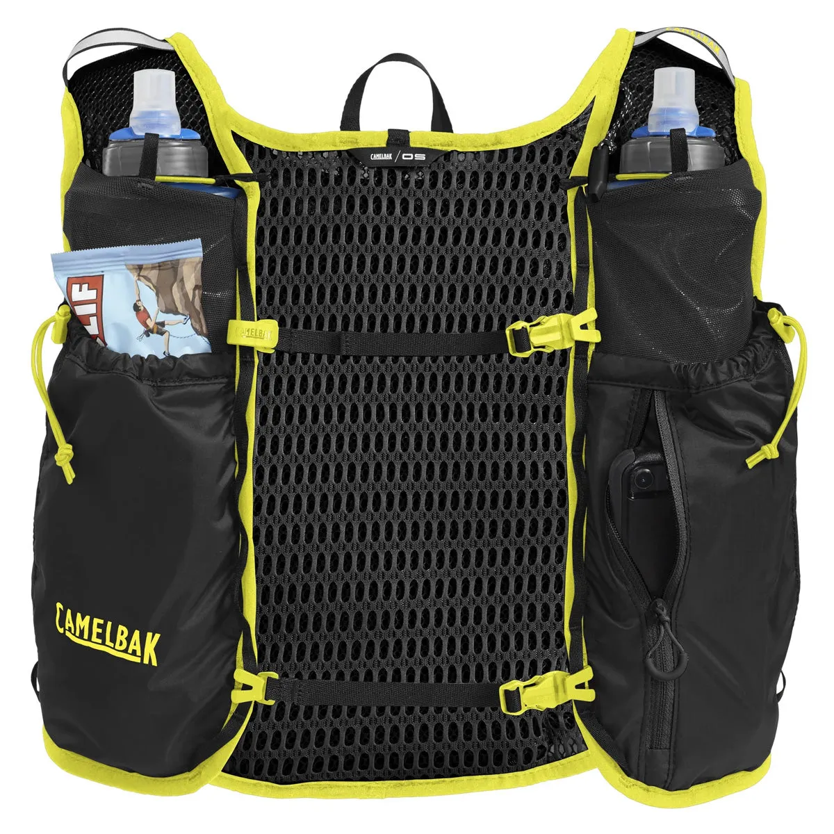 Camelbak Trail Run Vest 7L with 2 x 500ml Quick Stow Flasks