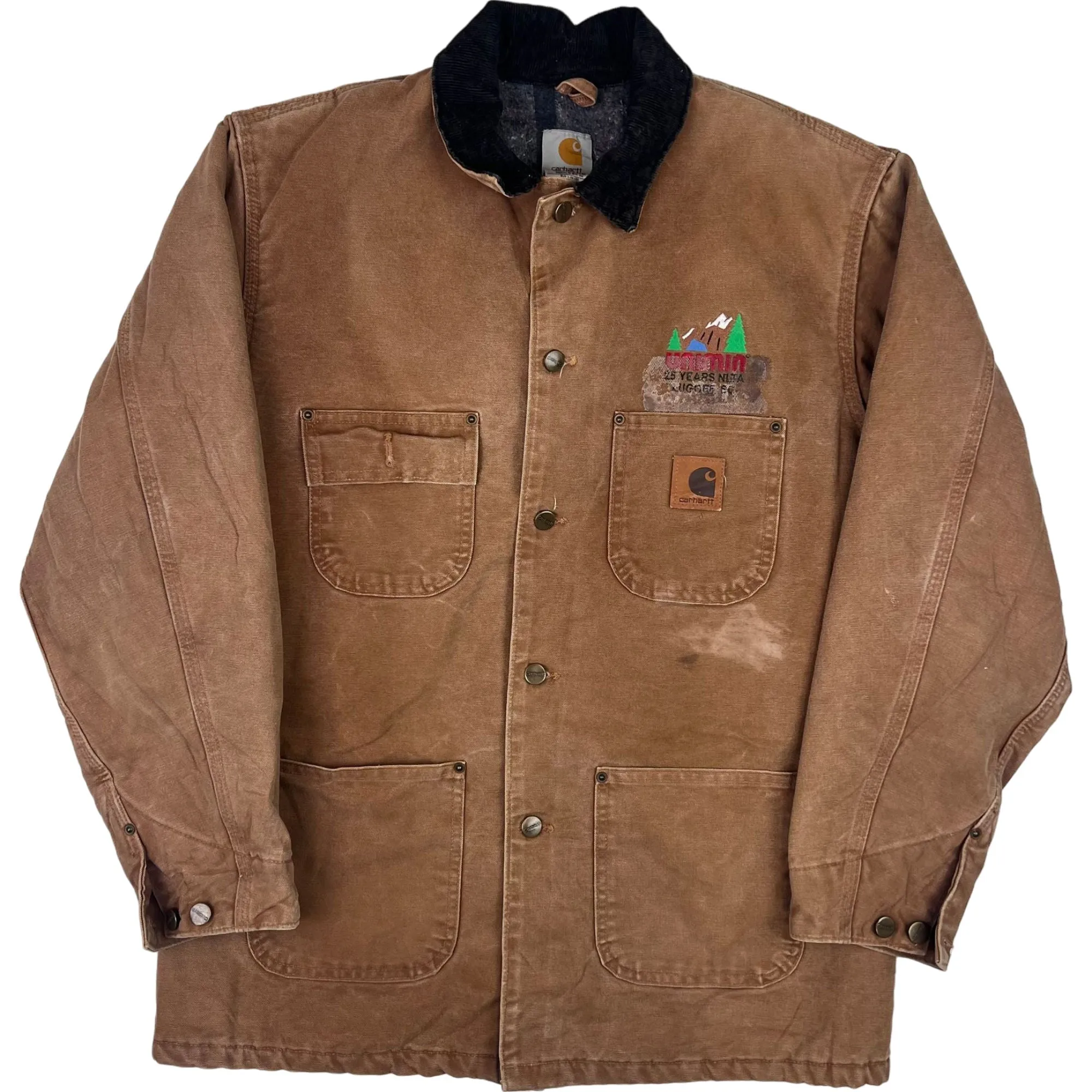 Carhartt Blanket Lined Chore Jacket Brown C02 BRN