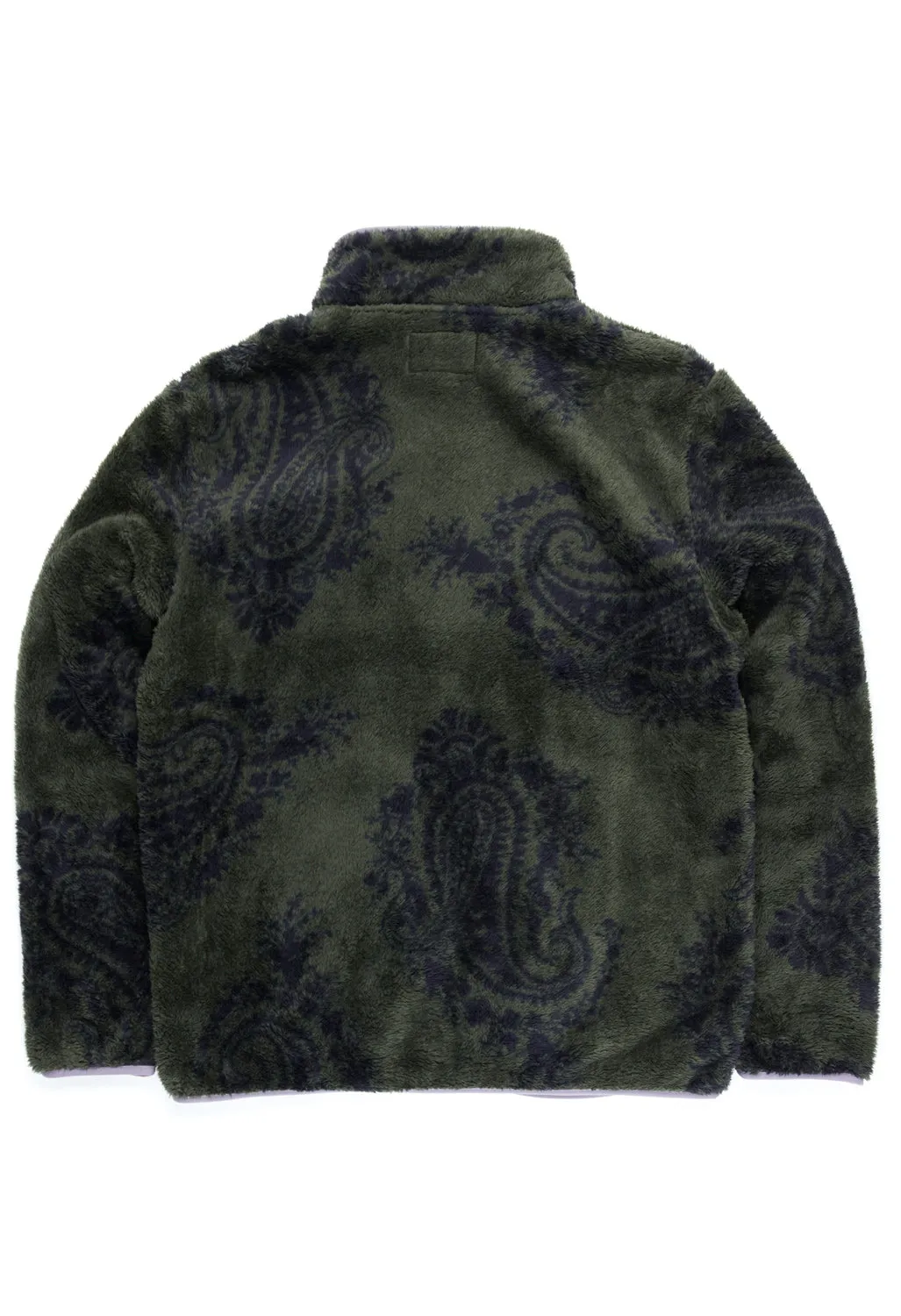 Carhartt WIP Men's Jebson Sweat Jacket - Paisley Big Print / Plant / Glassy Purple