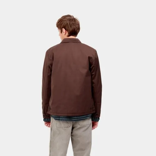 Carhartt WIP Modular Jacket Ale Burgundy ,65/35% Polyester/Cotton 'Denison' Twill, 8.8 oz