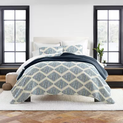 Casual Comfort Diamond Reversible Quilt Set