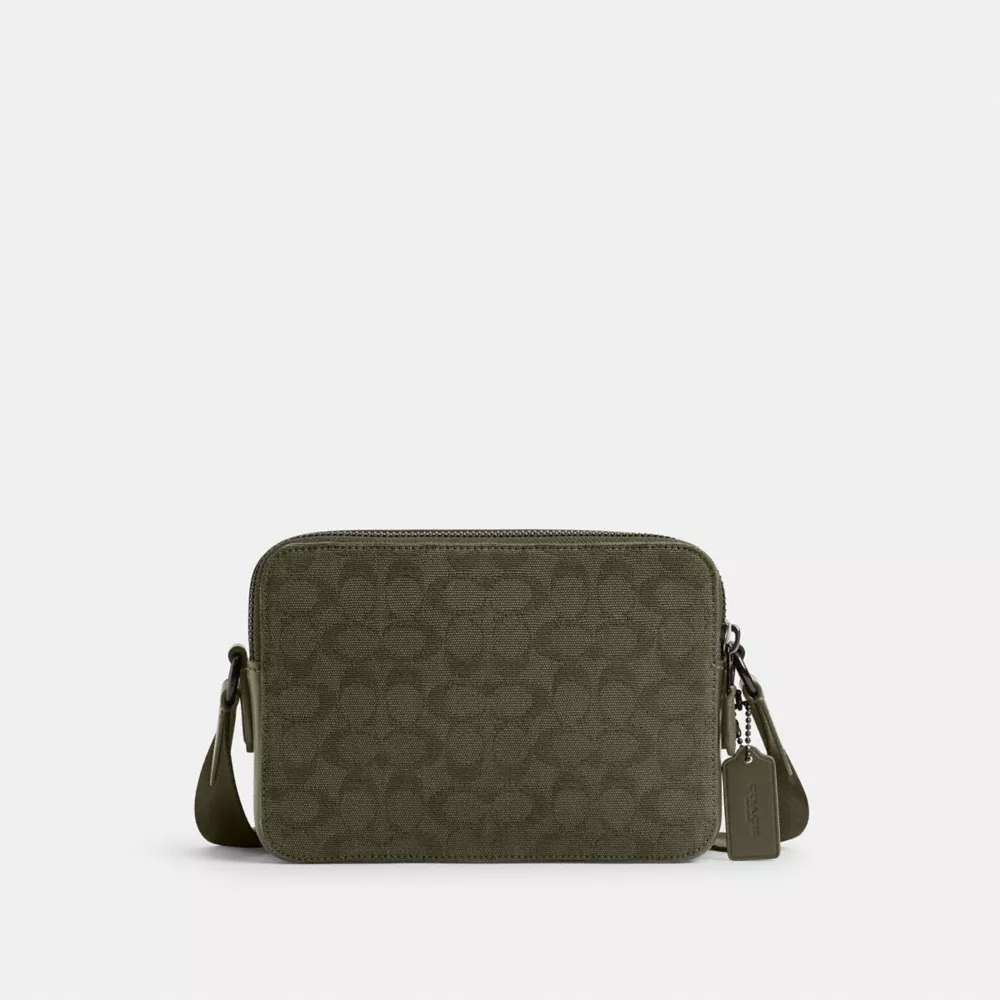 CHARTER CROSSBODY BAG 24 IN SIGNATURE CANVAS JACQUARD