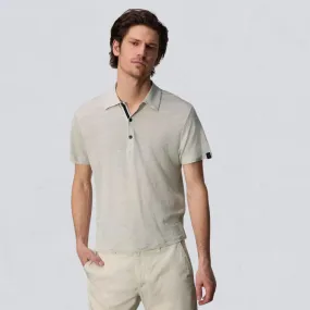 Classic Linen Polo (Light Grey)