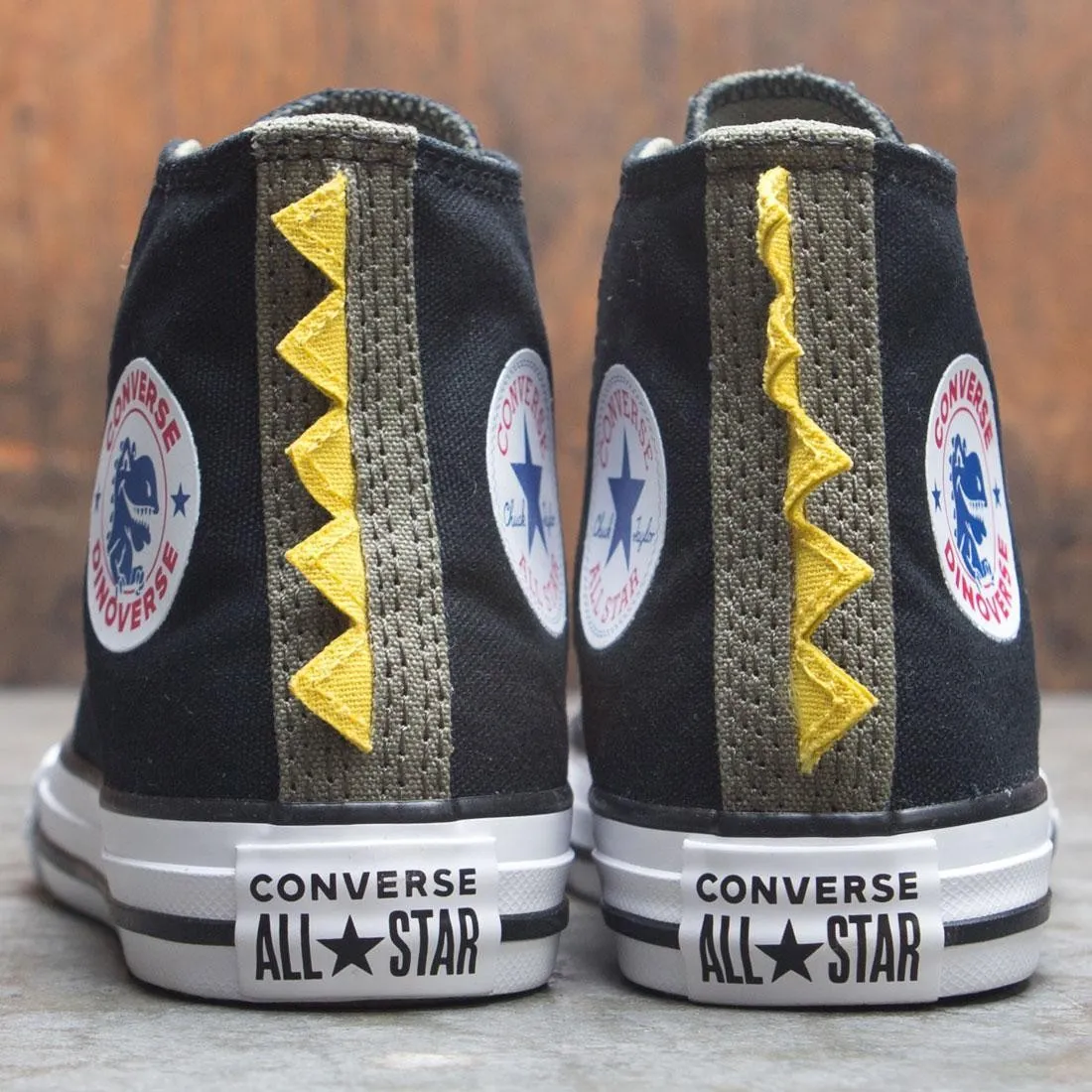 Converse Little Kids Chuck Taylor All Star Dino Spikes Hi (black / field surplus / white)