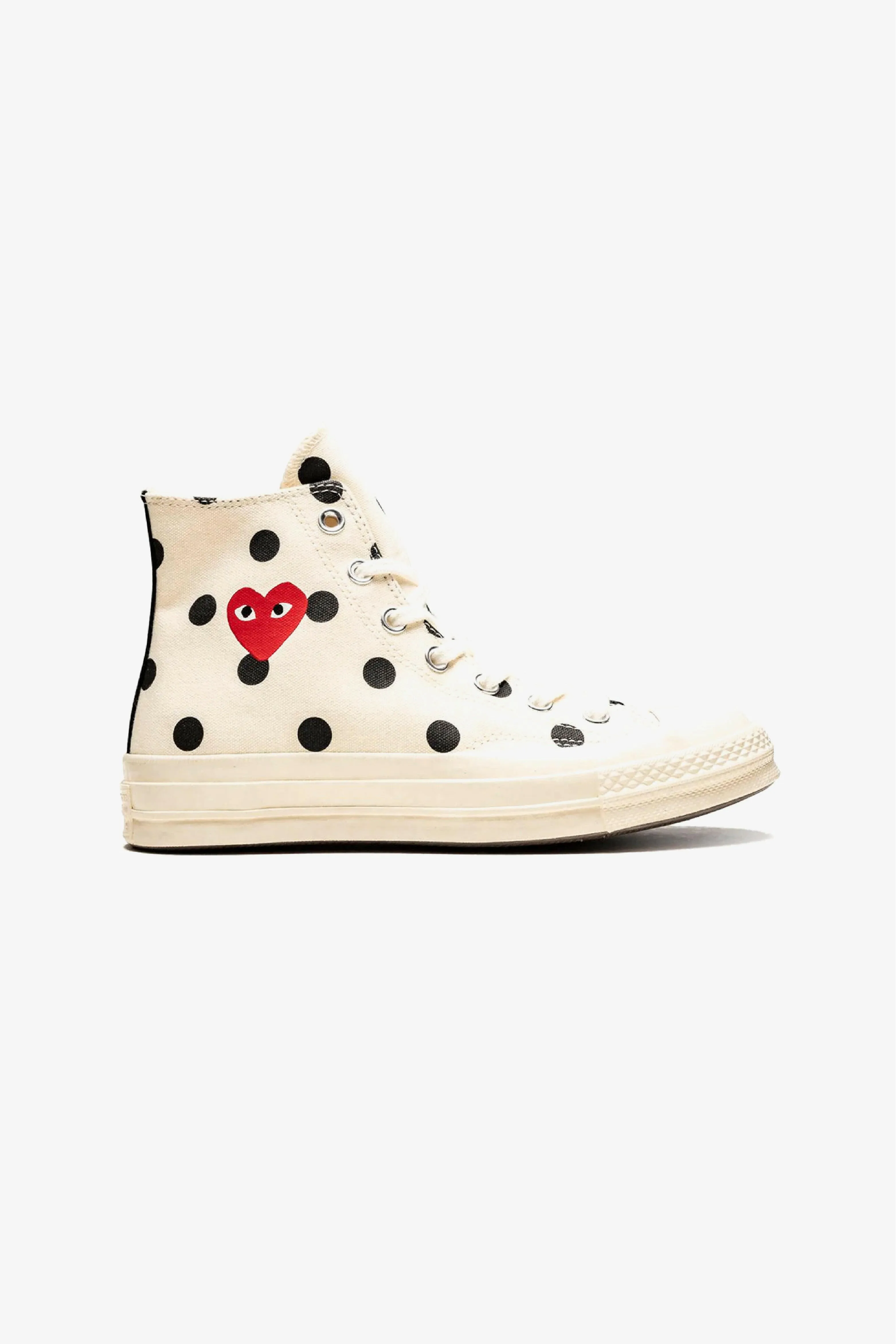 Converse Polka Dot Red Heart Chuck Taylor All Star '70 High