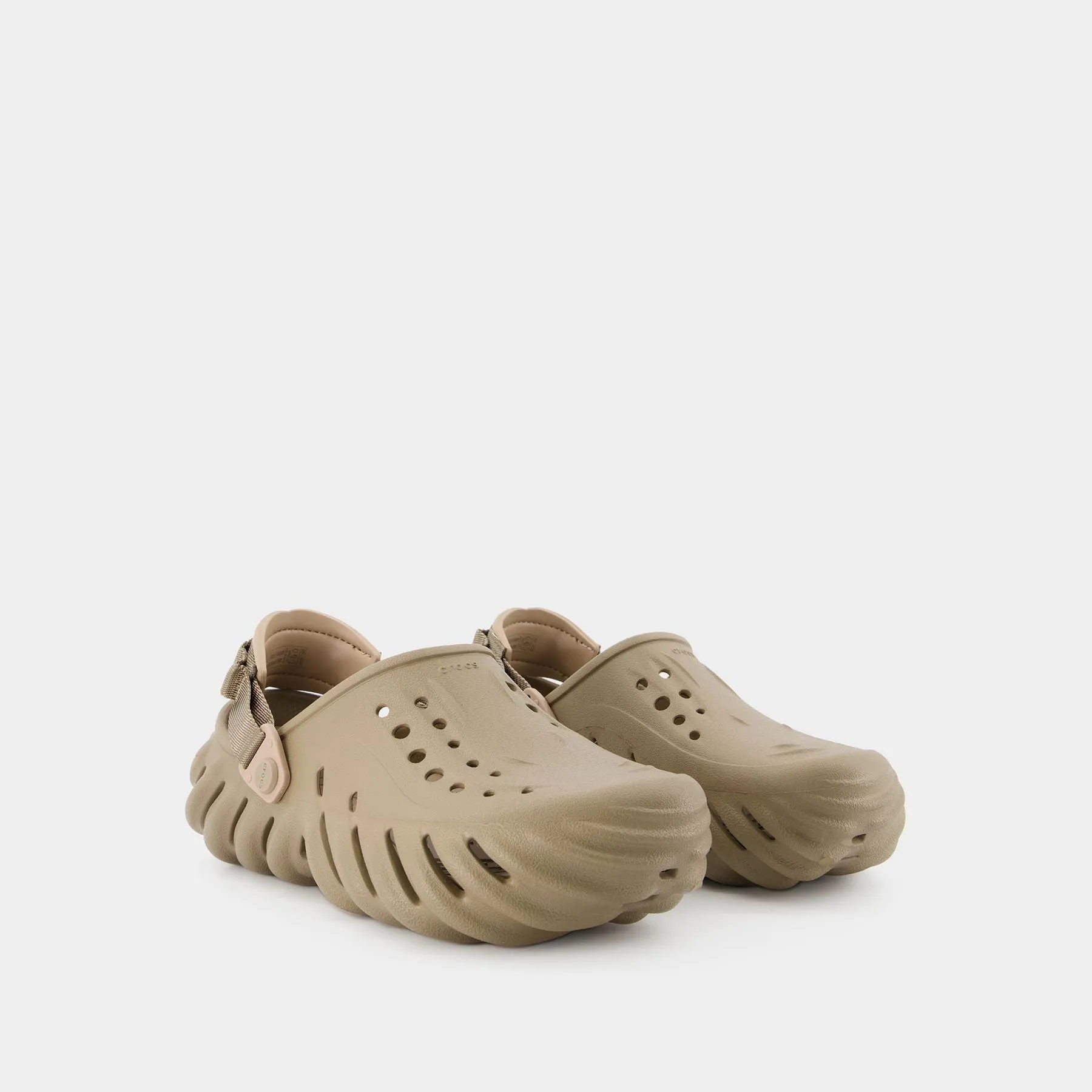 Crocs  Echo Mules - Crocs - Khaki - Synthetic