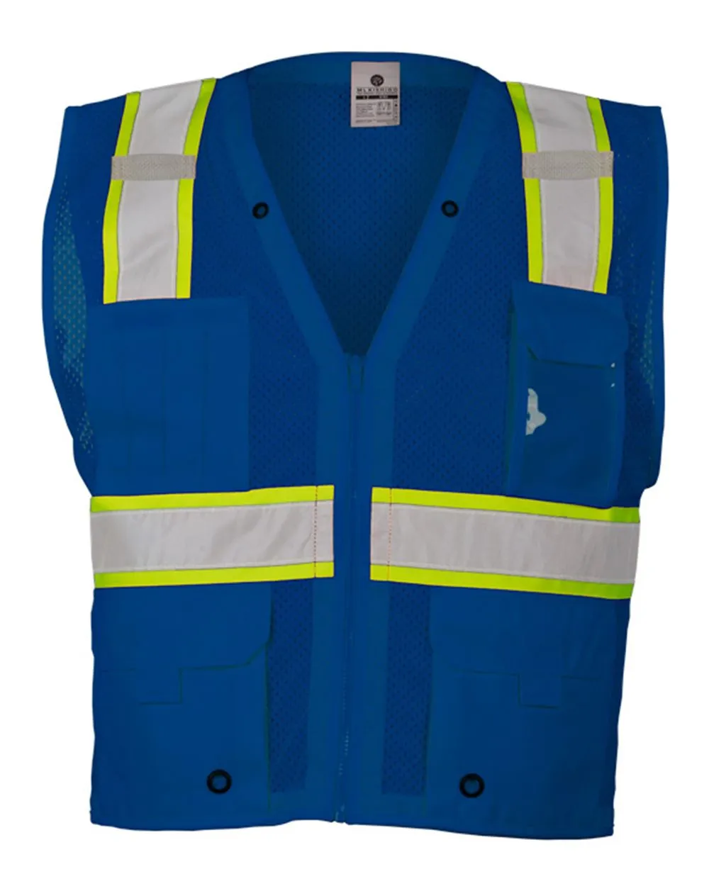 Custom Embroidery - Kishigo - EV Series Enhanced Visibility Multi-Pocket Mesh Vest - B100-111