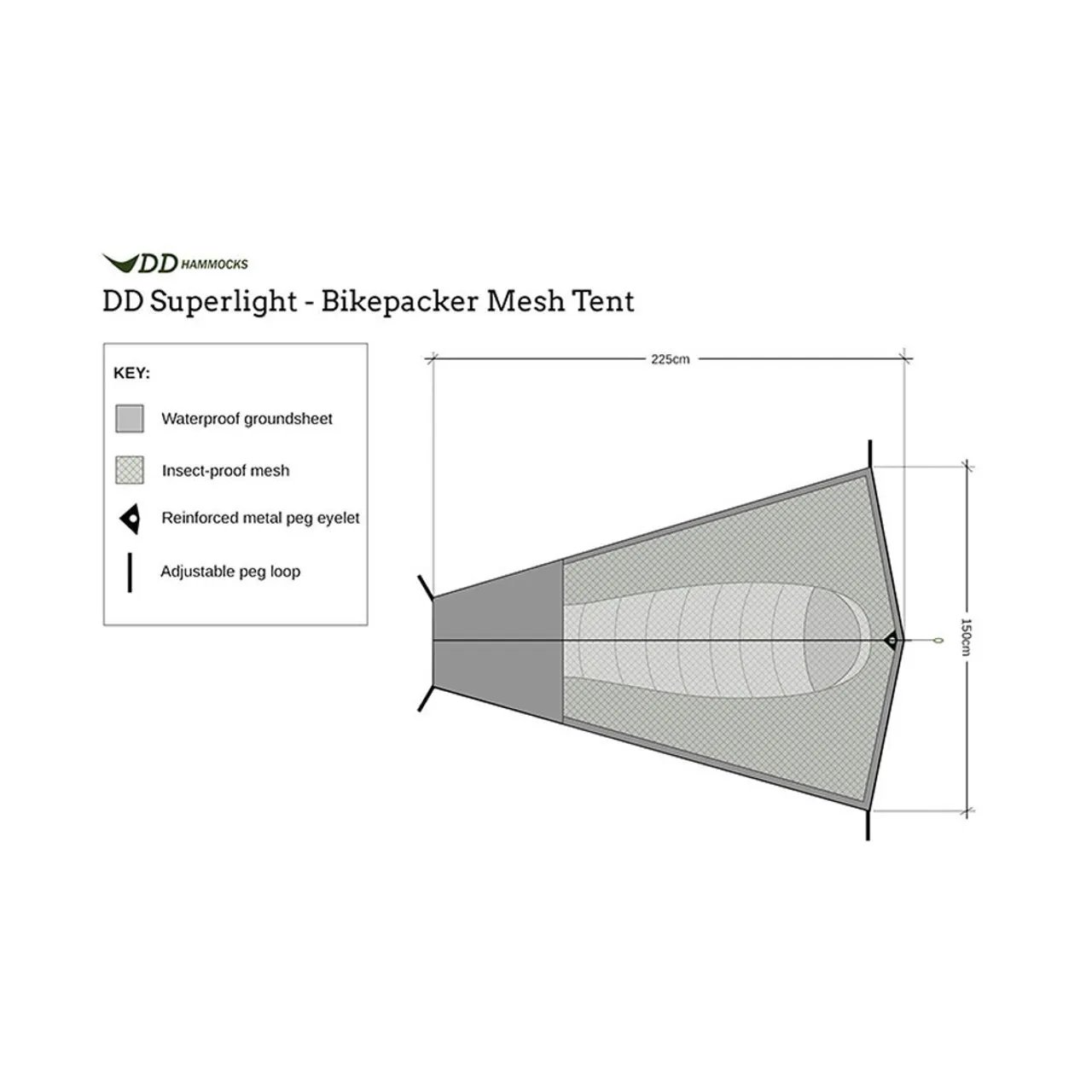 DD SuperLight Bikepacker Mesh Tent