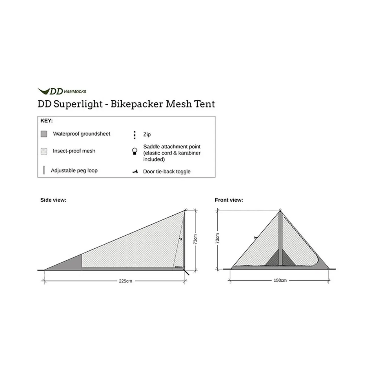 DD SuperLight Bikepacker Mesh Tent