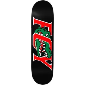 Deathwish Skateboards Jamie Foy Gator Black Twin Tail Deck 8.25