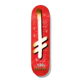 Deathwish Skateboards Yuri Facchini Gang Logo Orchids Deck 8.25