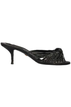 DOLCE AND GABBANA SNAKESKIN MULES EU 39 UK 6 US 9