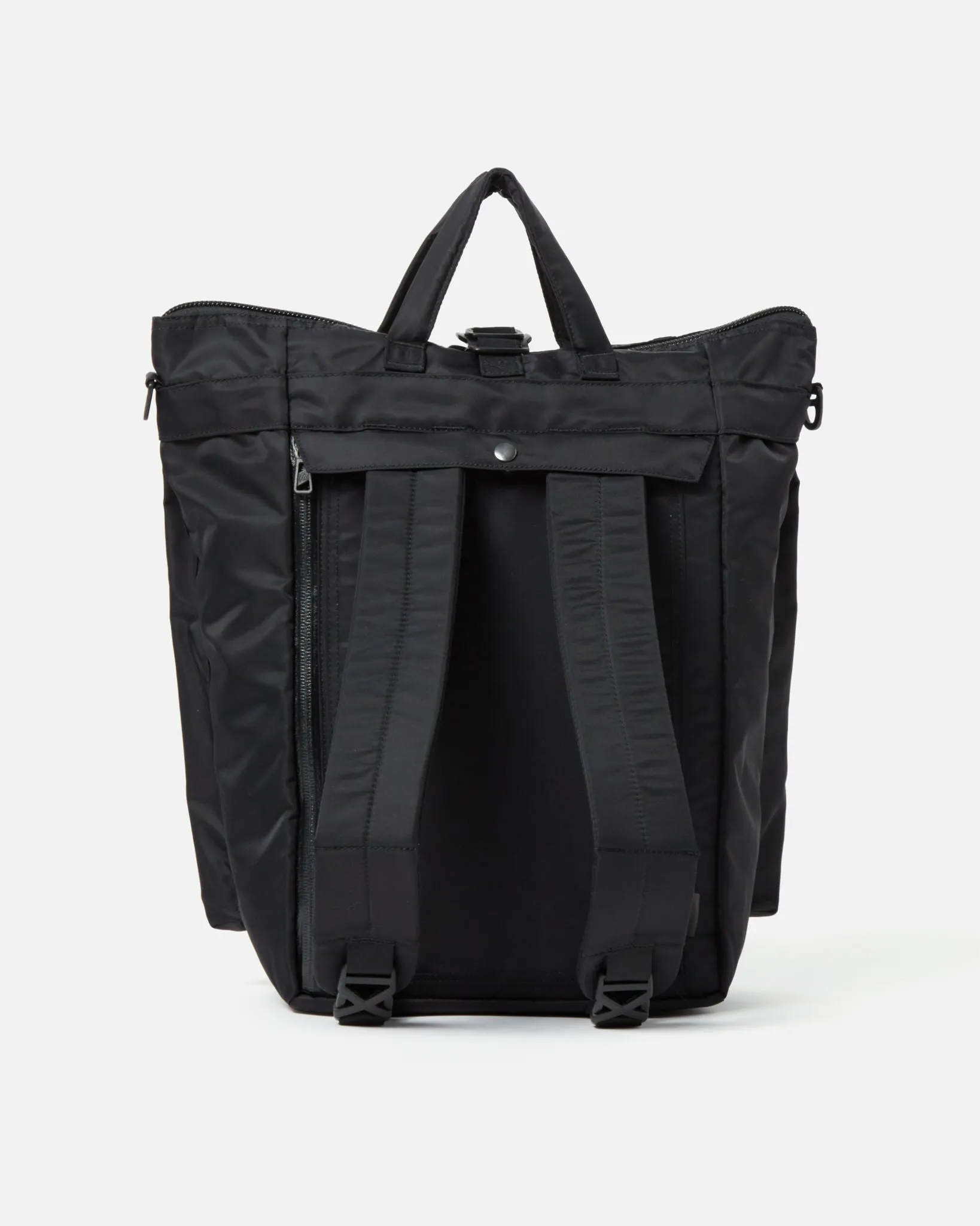 F/CE. 3-Way Helmet Bag in Black Recycled Twill