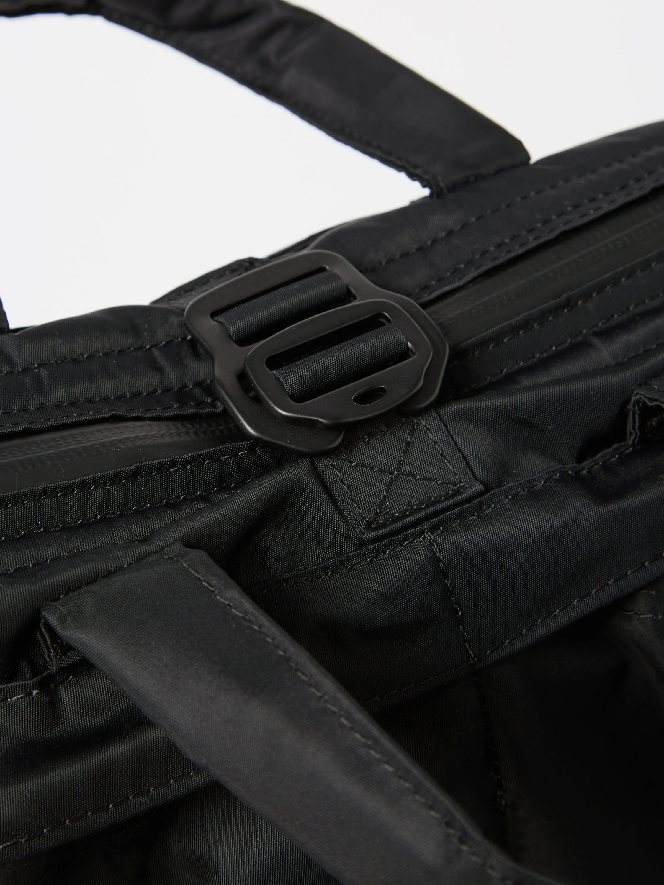 F/CE. 3-Way Helmet Bag in Black Recycled Twill