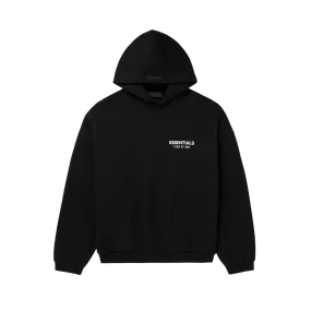 Fear Of God Essentials Black Hoodie FW24