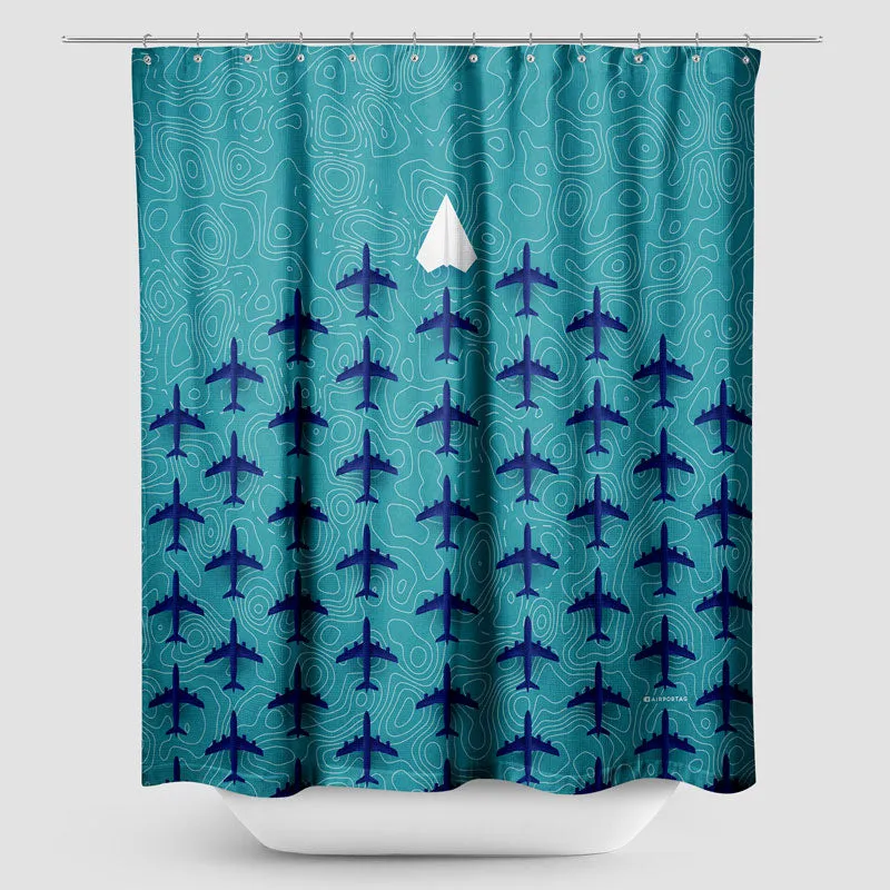 Follow Me - Shower Curtain