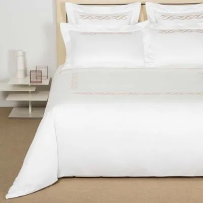 Frette Pearls Embroidery Duvet Cover, Queen