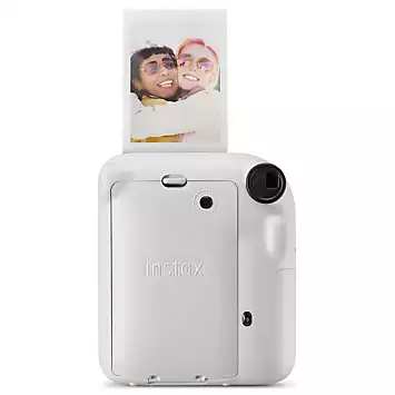 Fujifilm Instax Mini 12 Instant Camera with 20 Shot Film Pack - Clay White | Kaleidoscope