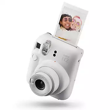 Fujifilm Instax Mini 12 Instant Camera with 20 Shot Film Pack - Clay White | Kaleidoscope