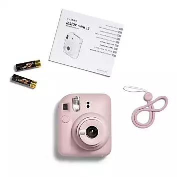 Fujifilm Instax Mini 12 Instant Camera with 40 Shot Film Pack - Blossom Pink | Kaleidoscope