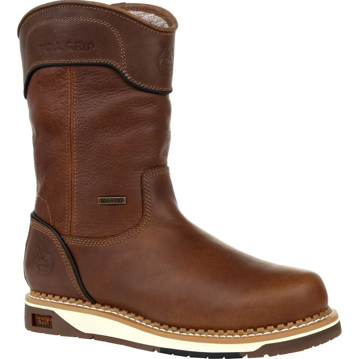 Georgia Boot AMP LT Wedge Waterproof Pull On Work Boot