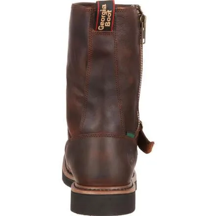 Georgia Boot Side Zip Waterproof Work Wellington