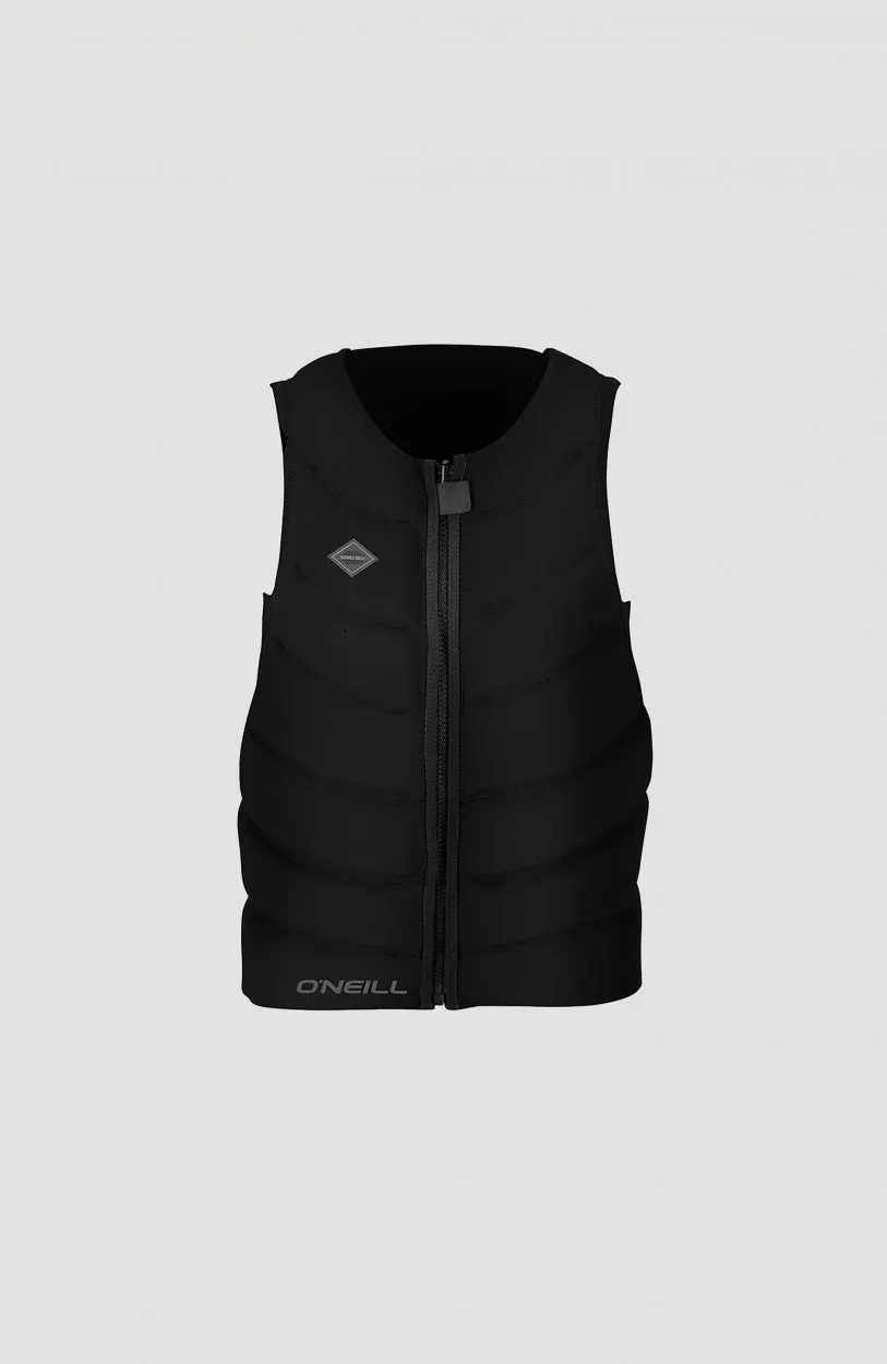 Gooru Tech Front Zip Competition Vest | Black