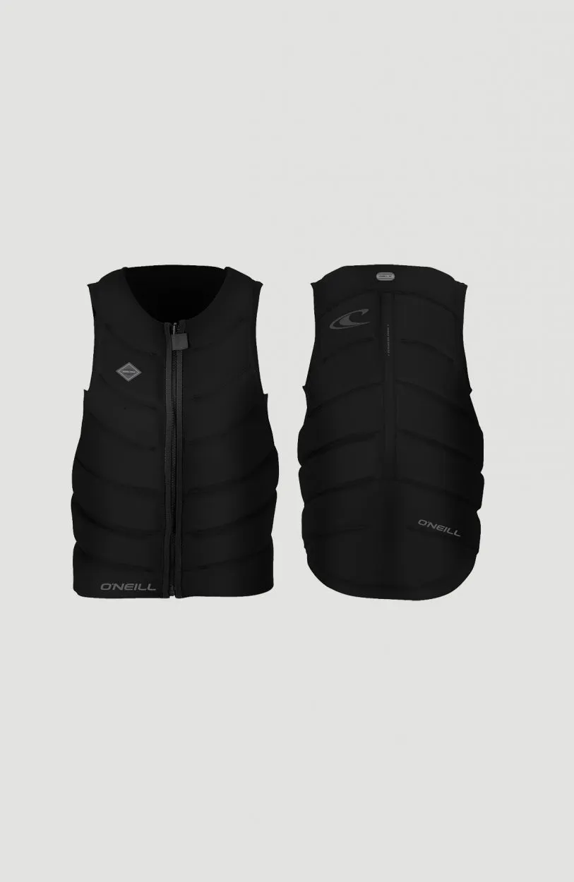 Gooru Tech Front Zip Competition Vest | Black