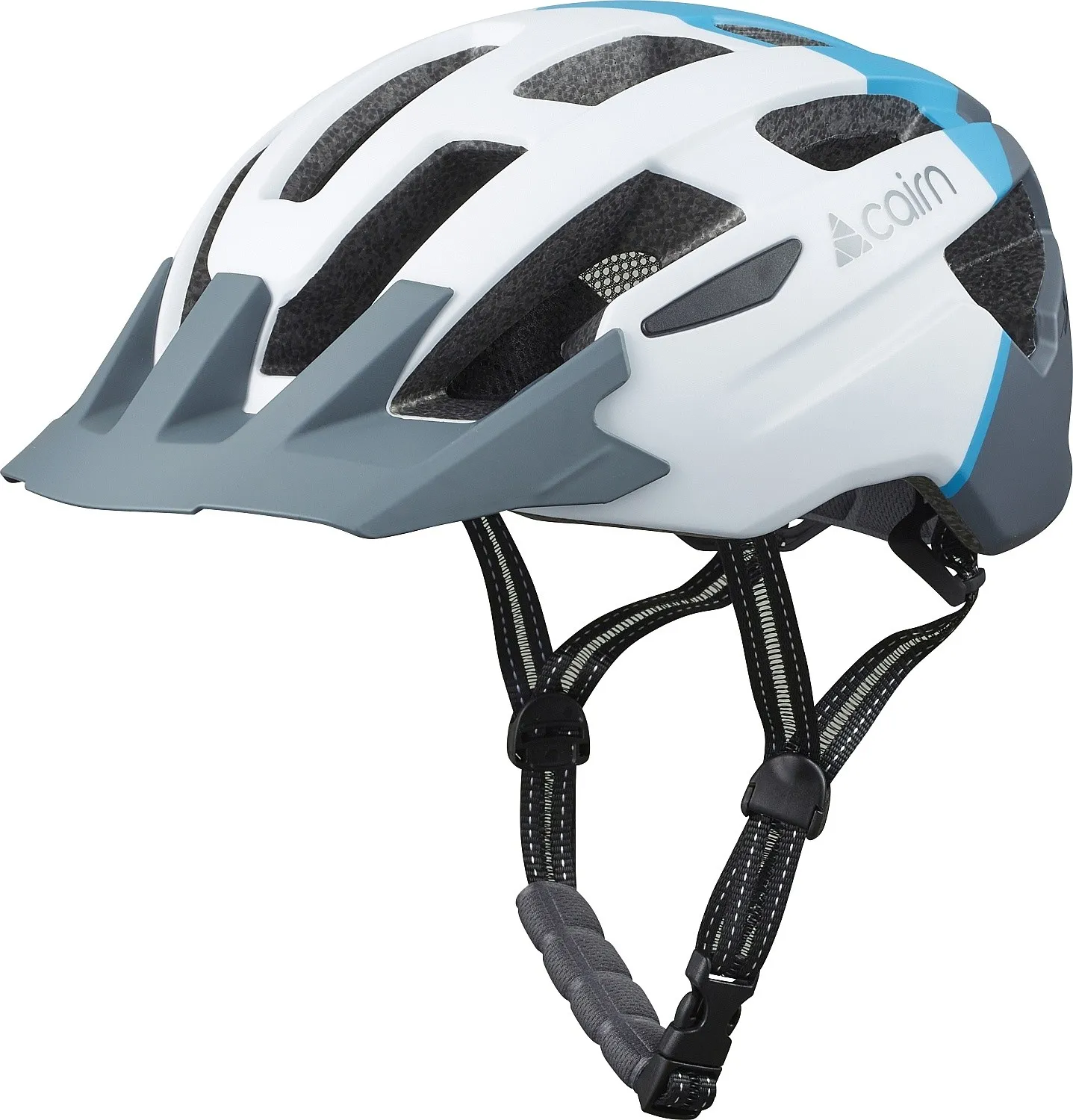 helmet Cairn Prism XTR II - Mat White/Blue