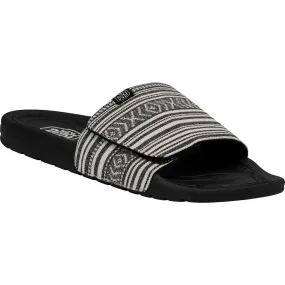 HEYDUDE Phoenix Blanket Sandal Black Gravel