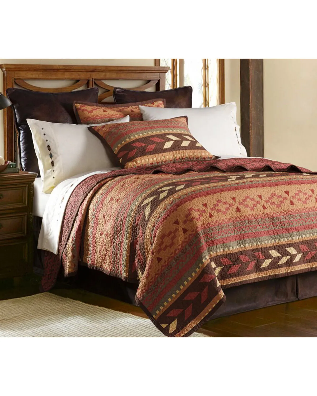 HiEnd Accents 2-Piece Broken Arrow Twin Quilt Set