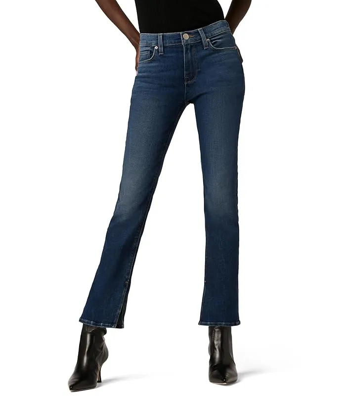 Hudson Jeans Nico Mid-Rise Straight Ankle w/ Slit in Mission