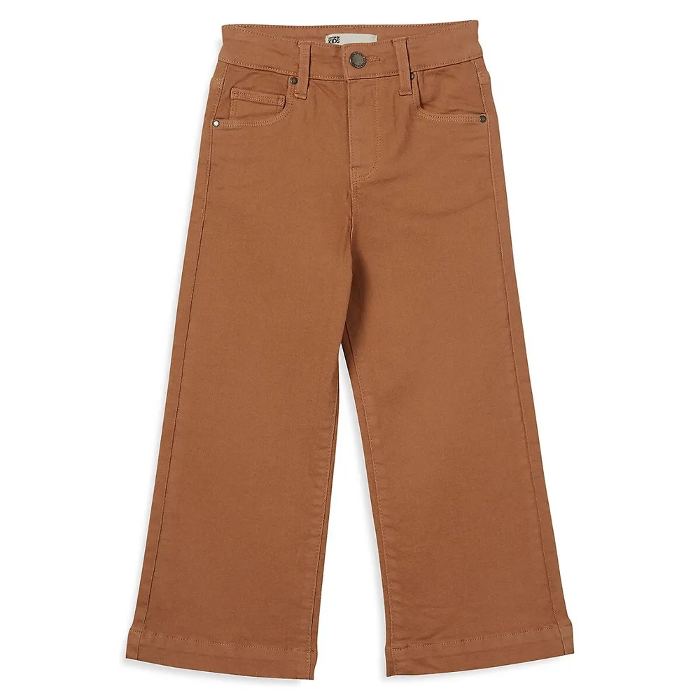 Hudson's Bay Little Girl's Harper Wide-Leg Jeans