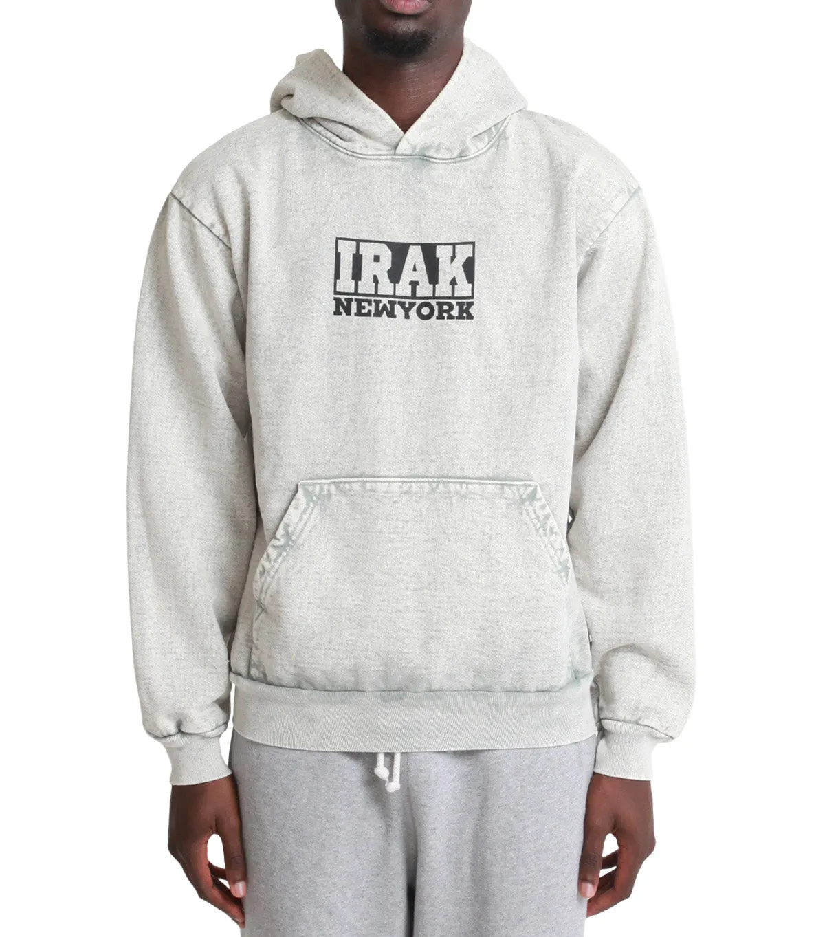 IRAK Logo Hoodie Grey